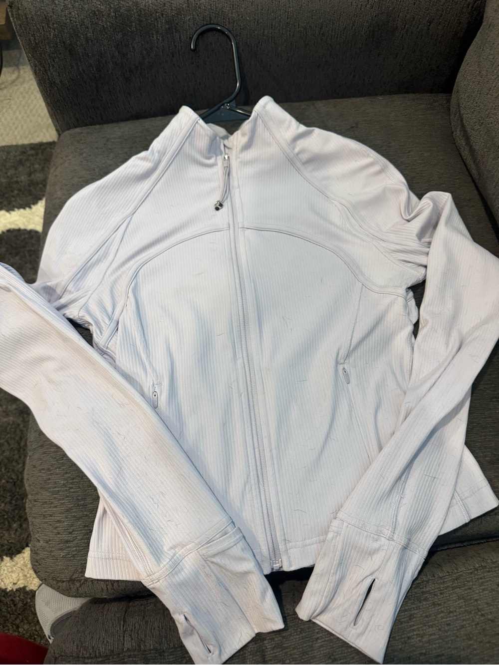 lululemon athletica Light Lavender Zip-Up Jacket
